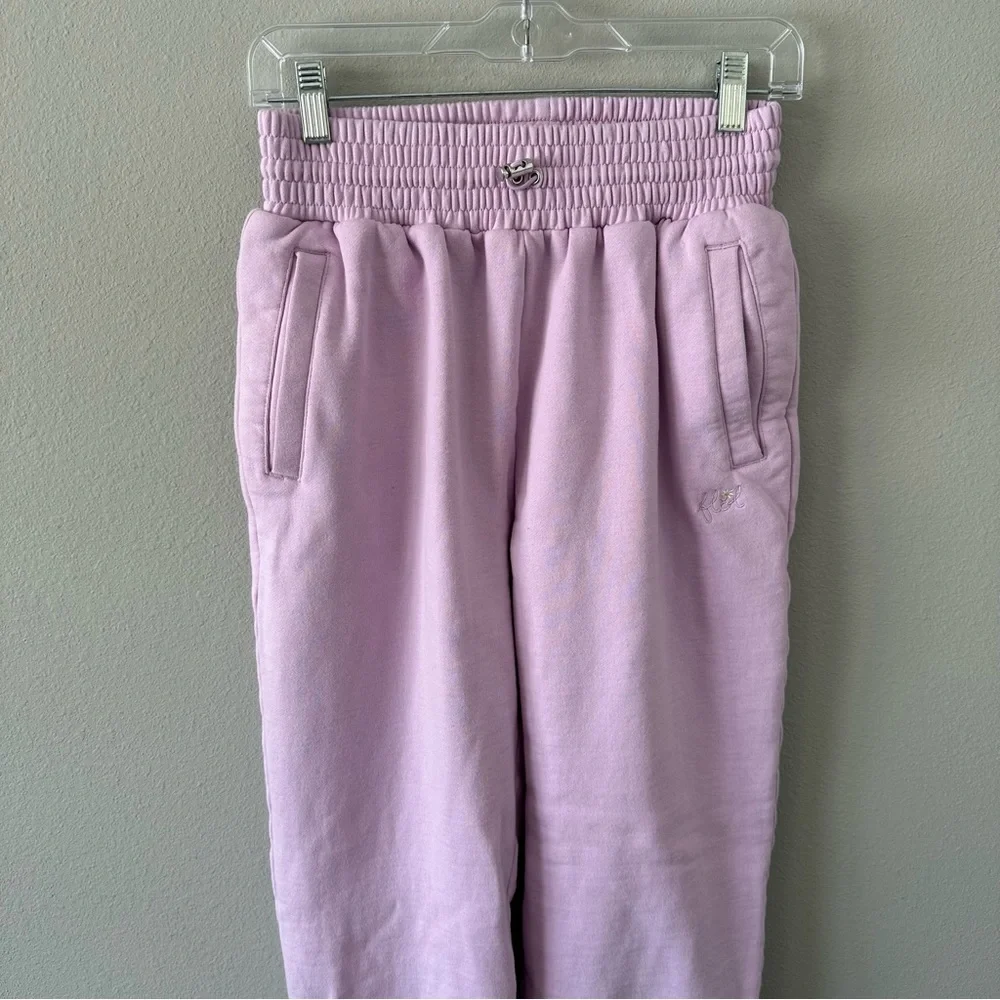 For Love & Lemons Josie Pink/Purple Jogger Sweatpants Lounge Small - Picture 6 of 15
